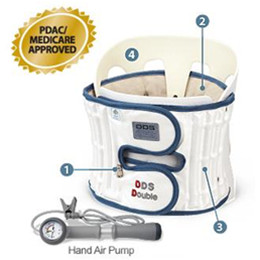 Image for product - DDS Double Lumbar Traction Belt with Panels thumbnail